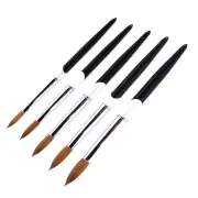 #8-#16 Kolinsky Hair Sable Brush Nail Painting Coloring Tool UV Gel Carving Pen
