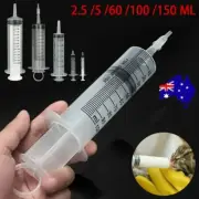 Plastic Hydroponics Nutrient Reusable Measuring Syringe 2/ 5/ 60/ 100/150ml NEW
