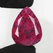 Natural Red Ruby 173.7 Ct Pigeon African Pear Cut Loose Certified Gemstone