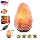 Natural Pink Himalayan Salt Lamp with Touch Control & USB - Unique Gift Idea