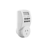 7 Day 24hrs Mains Digital LCD display Electrical Timer 12 24 Time 10A 2400W Max