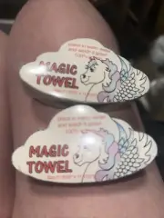 New Set Of 2 New Magic Towels Growing Unicorn