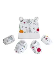 New Adventures of Peter Rabbit Layette Set 3 Pieces in White