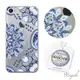 apbs iPhone8/7.4吋施華洛世奇彩鑽手機殼-青花瓷奢華版