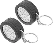 [GALPADA] 2Pcs Tape Measure Keychains Portable Retractable Measuring Tape with Markings Durable Small Hardware Tool for Home Office and Travel