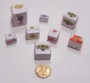 1/24 Garage Diorama Vintage Parts/ Supply Boxes For Your Display