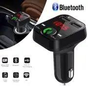 Bluetooth Car Wireless Adapter FM Transmitter B2 Car MP3 Radio 2USB Charger