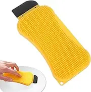Silicone Sponges for Dishes, Multi-Purpose Kitchen Scrubber, Scrub Brush, Kitchen Cleaning Tool, Sponge Scraper for Easy Cleaning & Dishwashing