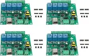 4X ESP8266 Wireless WIFI 4 Channel Relay Module ESP-12F Wifi Development Board for 5V/8-80V Power Supply