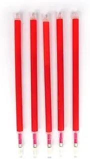 15Pcs Pen Refills, 0.7mm Erasable Rollerball Pen Ink Refills, Smooth Writing Ballpoint Pen Refills for School and Office Supplies(Rosy Red)