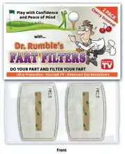 Golfer FART FILTER Joke Gag Golf Ball Funny Dad Birthday Gift CHERRY AIR PM2.5