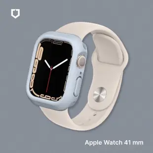 【RHINOSHIELD 犀牛盾】Apple Watch S9/8/7 41mm CrashGuard NX模組化防摔邊框手錶保護殼