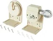 Roller Blind Installation Bracket, Replacement Parts for Sunshade, Cordless Crank Kit for Coolaroo External Outdoor Sunshade