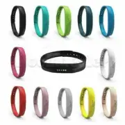 12 Color Sport Silicone Wrist Band Bracelet Strap For Fitbit Flex 2 Fitness S+L