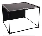 Reptile One Mini T2 Glass Terrarium w/ Wire Mesh Lid 45x45x30cm (46187)