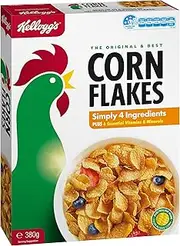 Kellogg's Corn Flakes Original Breakfast Cereal, 380g