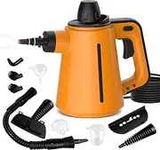 Steam Cleaner Floor, 1050 W Multi-Purpose Steam Cleaner, Handheld Device, 10 Attachments, 3.5 Bar, High Pressure, Chemical-Free, Hand Steam Cleaner for Everything Upholstery, Bathroom, Car, Window