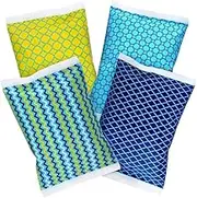Thrive Ice Packs for Lunch Bags (4-Pack) - Reusable Soft Gel for Camping, Beach, Picnics, Injuries, and Cooler