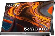 ARZOPA Portable Monitor 15.6'' FHD 1080P Kickstand Portable Laptop Monitor IPS Computer External Screen USB C HDMI Display for PC MAC Phone Xbox PS5 - A1