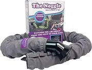 Noggle The - Making The Backseat Cool Again - Quick & Easy to Use Car Travel Accessories for a Comfy Ride Summer or Winter-Air Vent Extender Hose Directs Cool or Warm Air to Your Kids- 6ft, Storm Grey