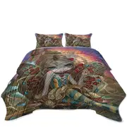 Clockwork Valentine Masquerade Cute Fairy Girl Coverlet