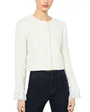 Alice and Olivia Millie Tweed Jacket