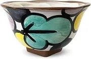 J-Kitchens Workshop Sho~ 180436 Square High Stand Rice Bowl, Blue, Stained Color, Hasami Yaki, Made in Japan
