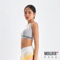 在飛比找momo購物網優惠-【Mollifix 瑪莉菲絲】雙層透網包覆運動內衣、瑜珈服、