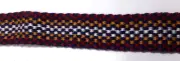 INKLE LOOM SASH / BELT 58" x 1" unbraided fringe at one end cl88cr L211