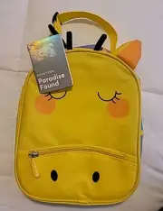 Sunnylife Kid’s Yellow Giraffe Insulated Soft Lunch Bag Box Zoo Animal