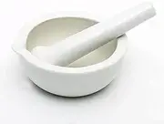 90mm Porcelain Mortar And Pestle Mixing Grinding Bowl Set Crusher DIY Tool For Kitchen