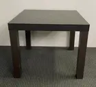 ikea Lack Side Table Black brown Modern Square Bedside Coffee table 21 5/8 "