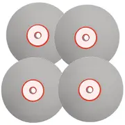 4pcs Diamond Polishing Disc 600 800 1200 3000 Grit 6inch Flat Lap Grinding Wheel Lapping Grinding D silver