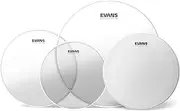 Evans Drum Heads - G2 Clear Standard Pack (12", 13", 16") with 14" HD Dry Snare Batter