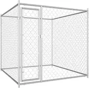 Outdoor Dog Kennel 193x193x185 cm Large Pet Enclosure Dog House Backyard Safe
