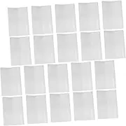 WEKADRIN 20pcs Plastic Clear Cover Notebook Book Protection Cover Transparent Protective Covers for Books Book Covers Clear