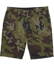 Volcom Men's Vmonty 22" Stretch Chino Short Green Combo Size 29