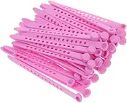 AUTSUPPL Hair Curling Tool Strips 50pcs Hair Perm Bar Hot Cold Rollers Easy Diy No Damage Random Color