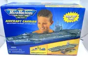 Micro Machines Military Aircraft Carrier Over 30" 1999 Hasbro Galoob NEW SEALED