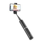 3 In 1 Extendable Black Wireless Bluetooth Selfie Stick Selfie Sticks