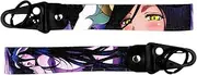 Gearcatweel 1Pack Anime Motorcycle Key Tag JDM Jet Tag Nylon Strap Keychain Tag for Car Motorcycles,Scooters Key Accessories