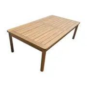 Denpasar Outdoor Coffee Table Solid Acacia Timber Wood Frame Natural
