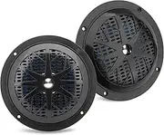 Pyle PLMR51B Dual 5.25'' Waterproof Marine Speakers, 2-Way Full Range Stereo Sound, 100 Watt, Black (Pair)