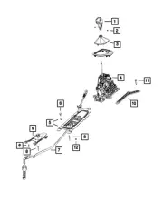 Genuine Mopar 2017-2021 Jeep Compass Transmission Gear Shift Boot 6MZ68DX9AB