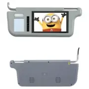 2Pcs Pair 7" Car 2 Channel Video Sunvisor Rear View Mirror Screen Lcd Monitor