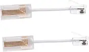 Angoily Cord Detangler Telephone Landline Cable Roll Swivel Adapter for Phone Adapter