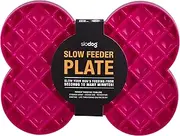 Slodog Slow Feeder No Gulp Dog Bowl, Pink, Pink (48006)