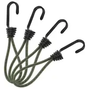 4pcs Elastic Rope with Hooks for Tent Bungee Straps Outdoor Camping Hook Tent