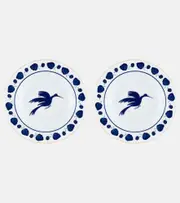 [La DoubleJ] La DoubleJ Wildbird set of 2 soup plates