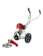 Giantz 62cc Petrol Brush Cutter Whipper 2 Stroke 3-in-1 Wheel